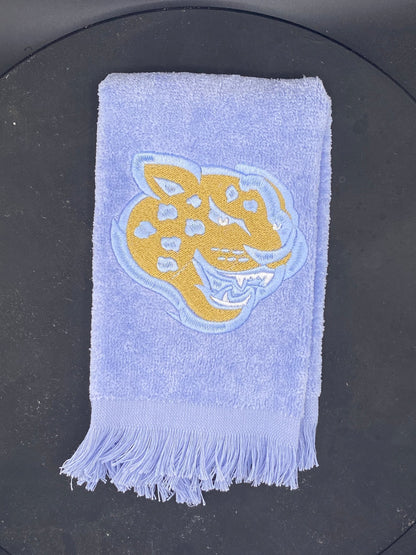 Southern University Jaguars Mascot Embroidered Towel | Jaguar Fan Towel | HBCU Alumni Gift - West & Remount Custom Apparel