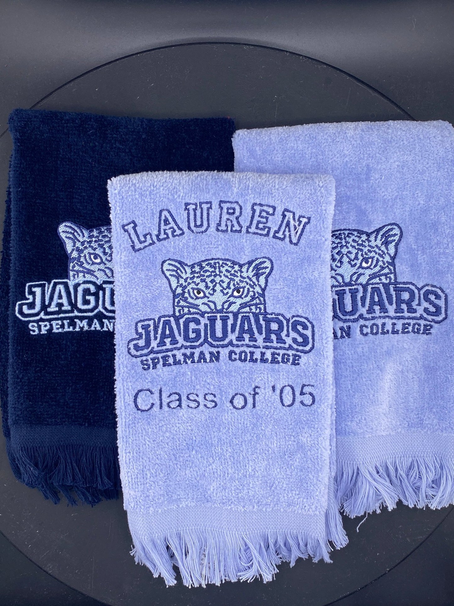 Spelman College Jaguares Leisure Luxe Towel – Custom Embroidered HBCU Gift - West & Remount Custom Apparel