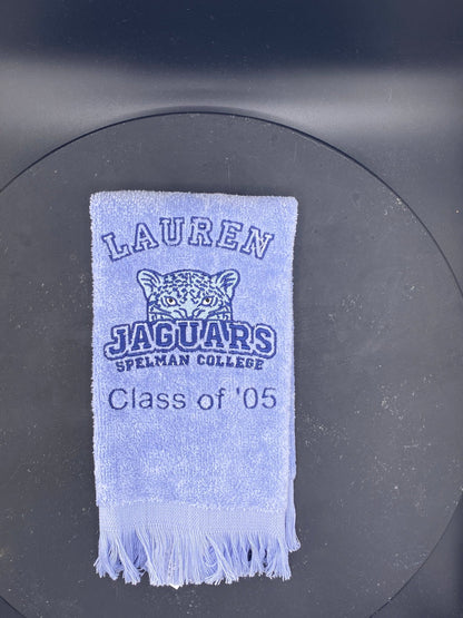 Spelman College Jaguares Leisure Luxe Towel – Custom Embroidered HBCU Gift - West & Remount Custom Apparel
