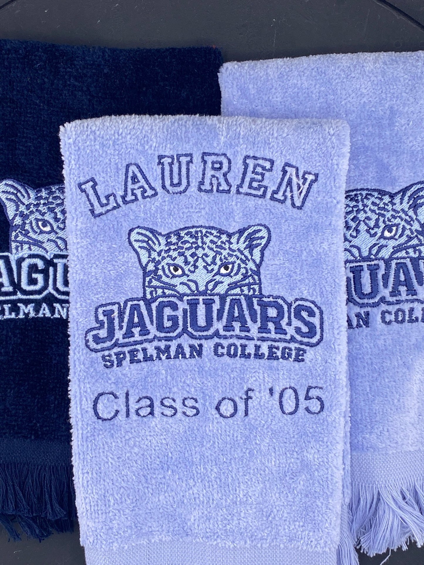 Spelman College Jaguares Leisure Luxe Towel – Custom Embroidered HBCU Gift - West & Remount Custom Apparel