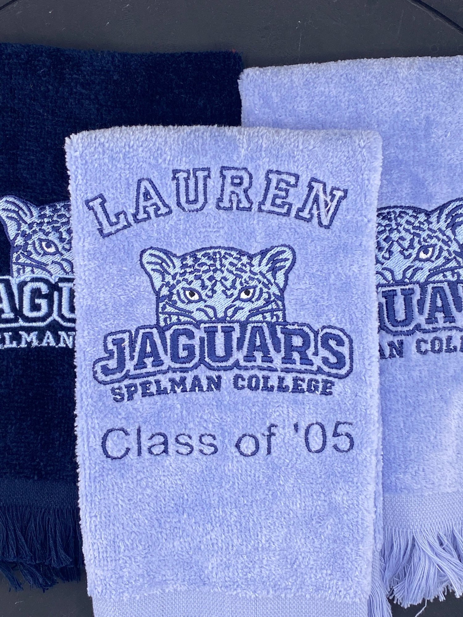 Spelman College Jaguares Leisure Luxe Towel – Custom Embroidered HBCU Gift - West & Remount Custom Apparel
