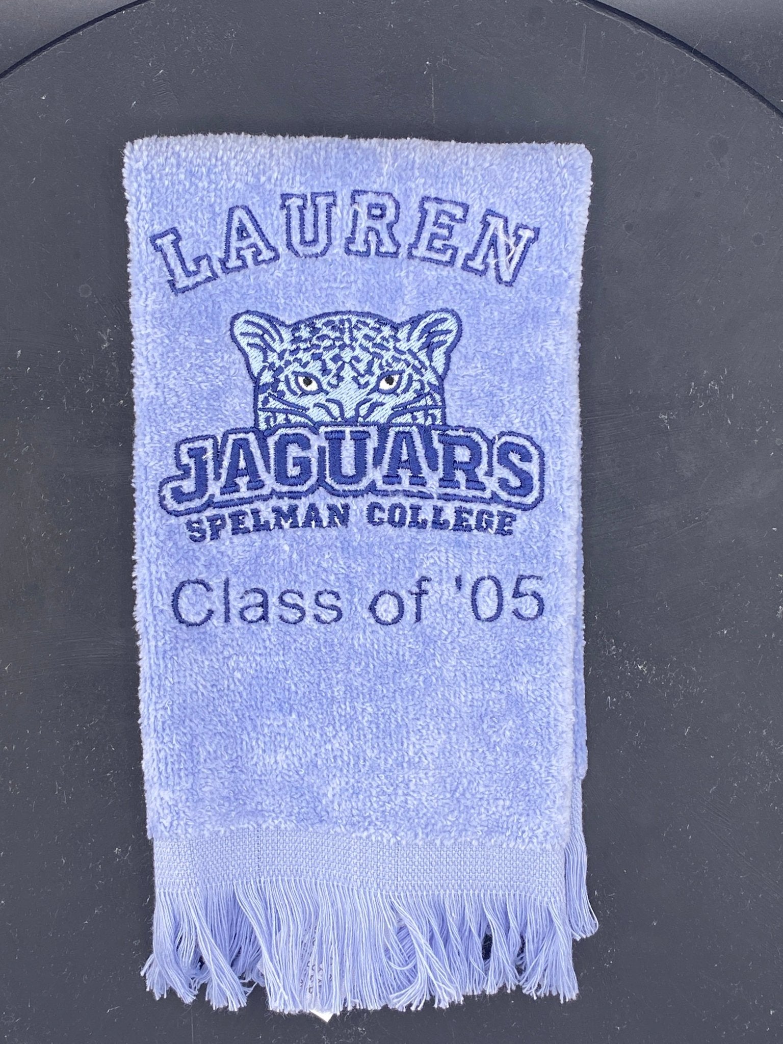 Spelman College Jaguares Leisure Luxe Towel – Custom Embroidered HBCU Gift - West & Remount Custom Apparel