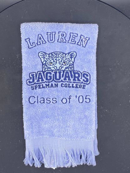 Spelman College Jaguares Leisure Luxe Towel – Custom Embroidered HBCU Gift - West & Remount Custom Apparel