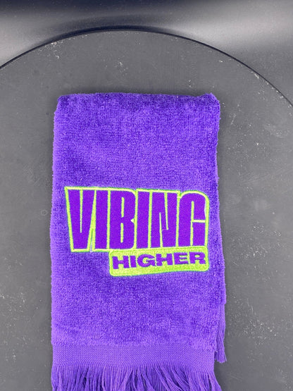 Vibing Higher Leisure Luxe Towel - West & Remount Custom Apparel