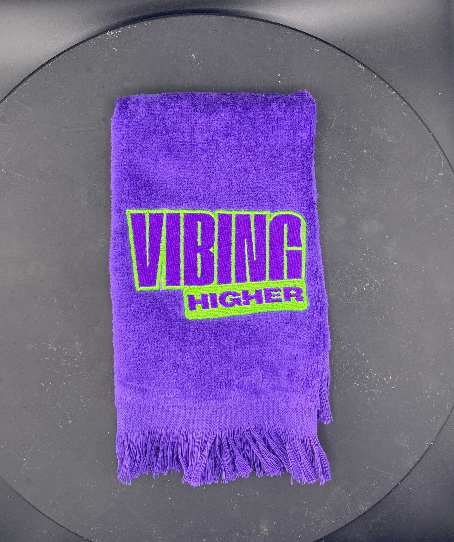 Vibing Higher Leisure Luxe Towel - West & Remount Custom Apparel