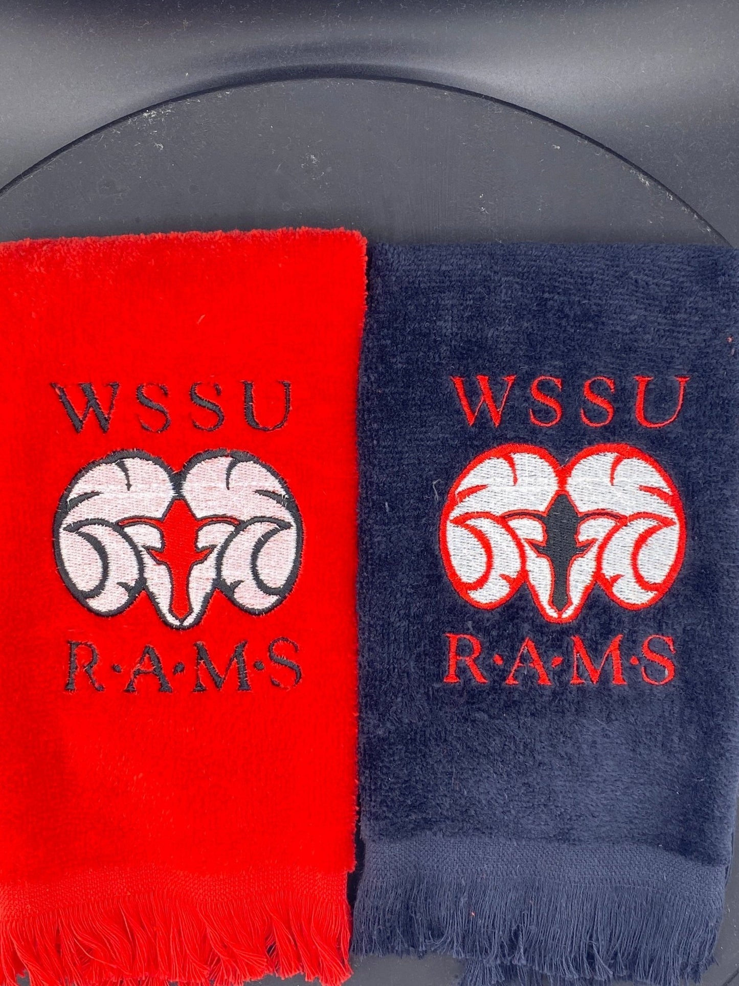 WSSU Leisure Luxe Towel – Abstract Ram Design - West & Remount Custom Apparel