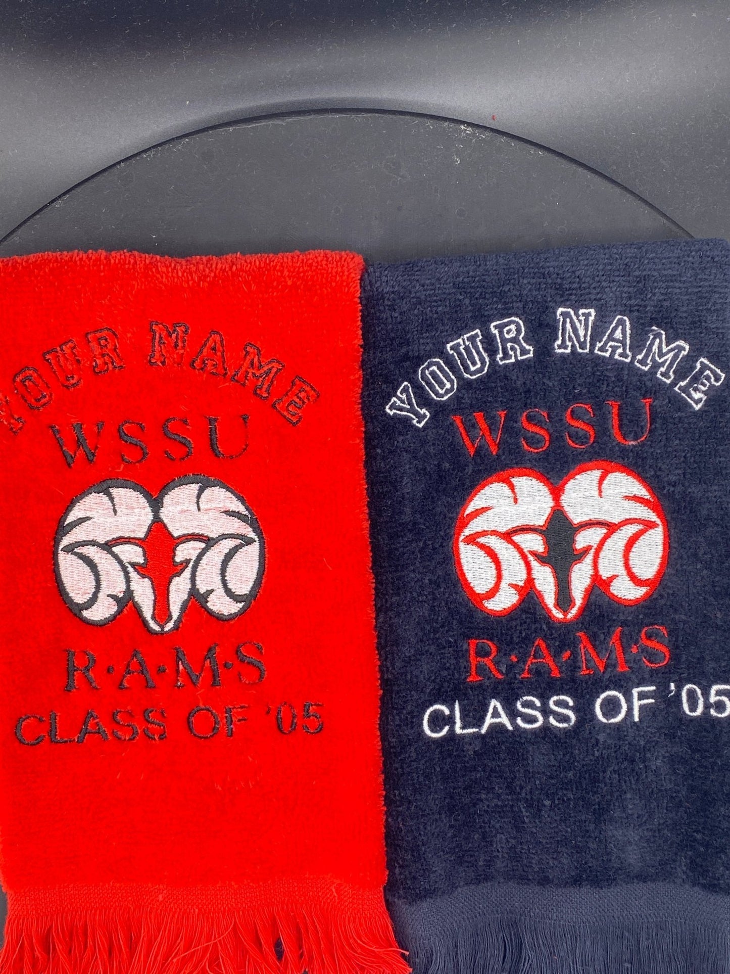 WSSU Leisure Luxe Towel – Abstract Ram Design - West & Remount Custom Apparel