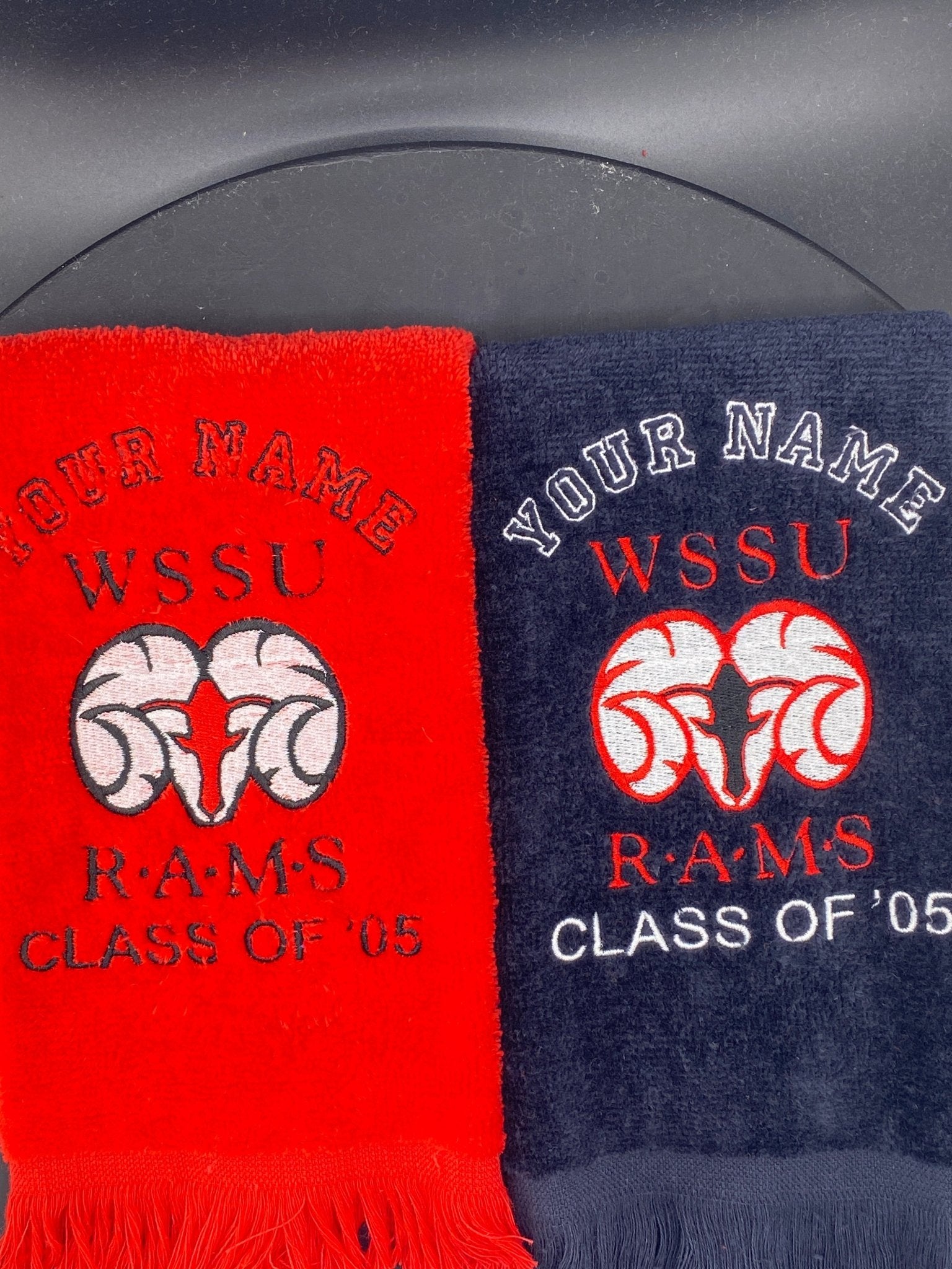 WSSU Leisure Luxe Towel – Abstract Ram Design - West & Remount Custom Apparel
