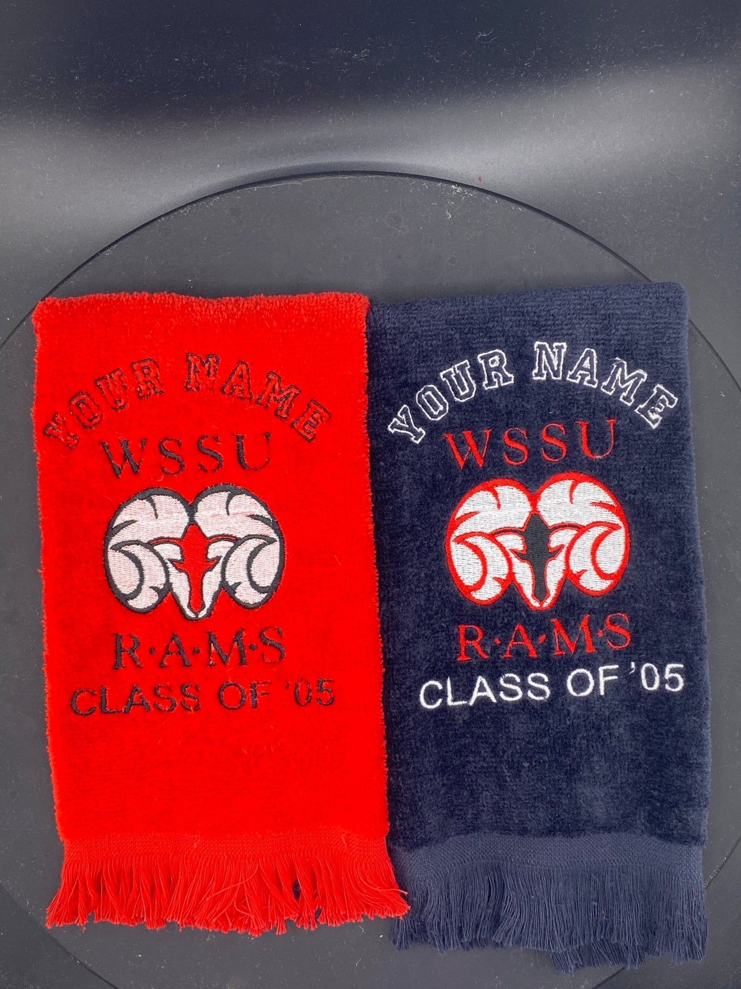 WSSU Leisure Luxe Towel – Abstract Ram Design - West & Remount Custom Apparel