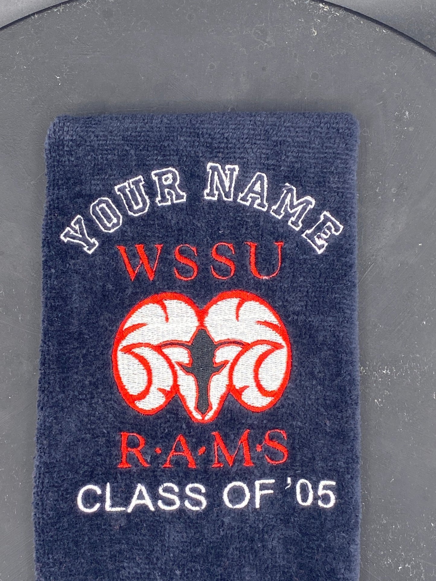 WSSU Leisure Luxe Towel – Abstract Ram Design - West & Remount Custom Apparel