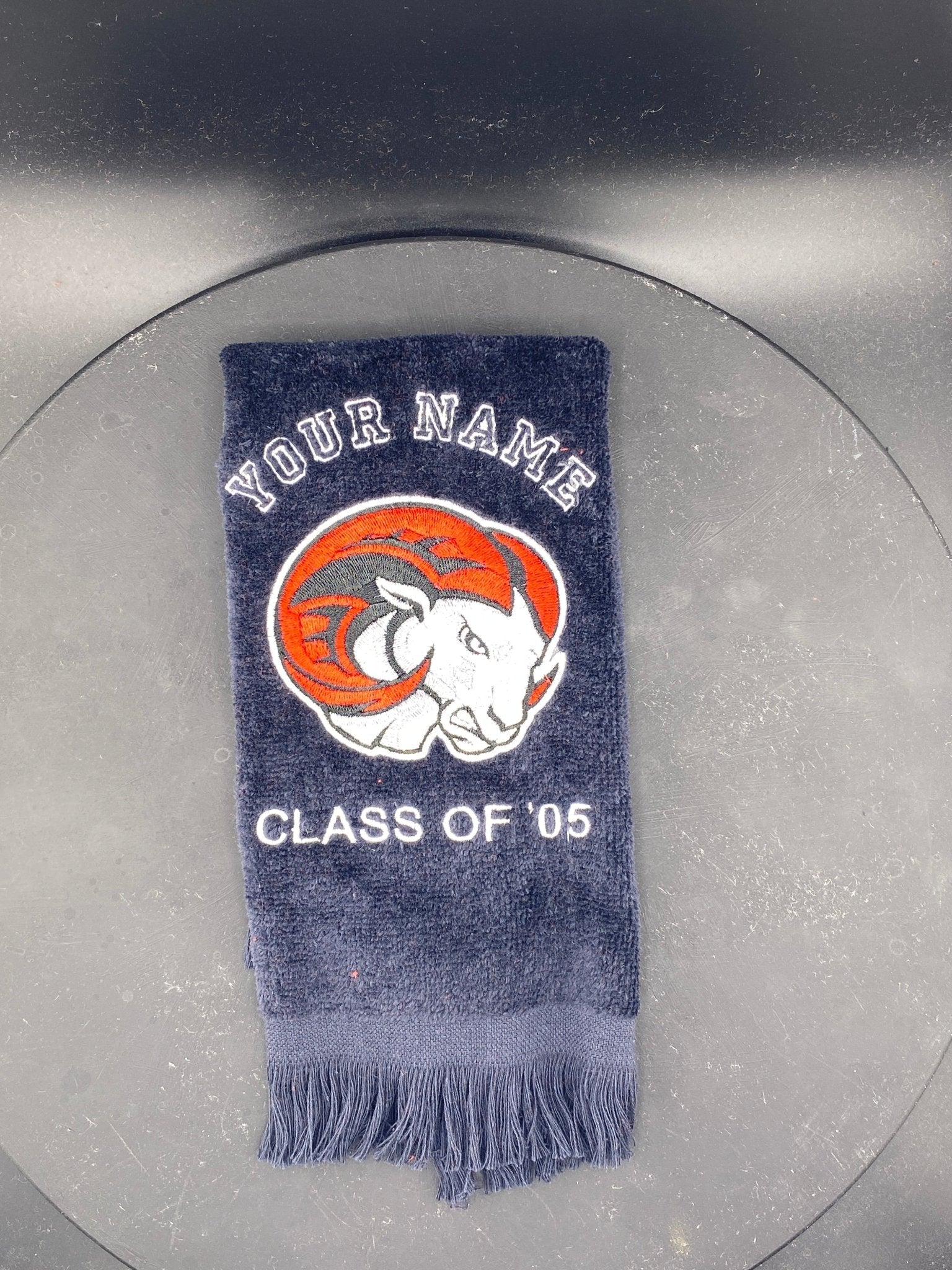 WSSU Leisure Luxe Towel – Detailed Ram Mascot - West & Remount Custom Apparel