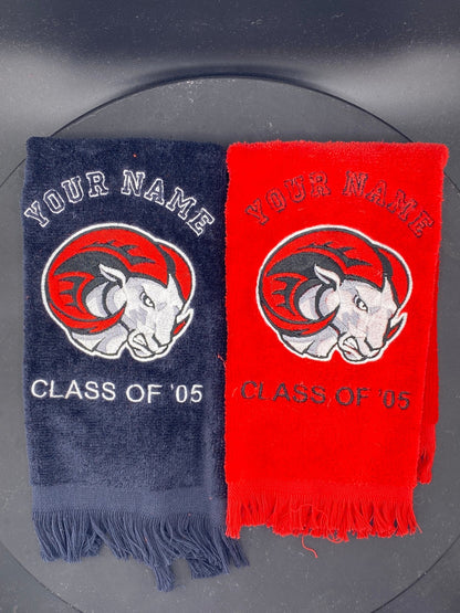 WSSU Leisure Luxe Towel – Detailed Ram Mascot - West & Remount Custom Apparel
