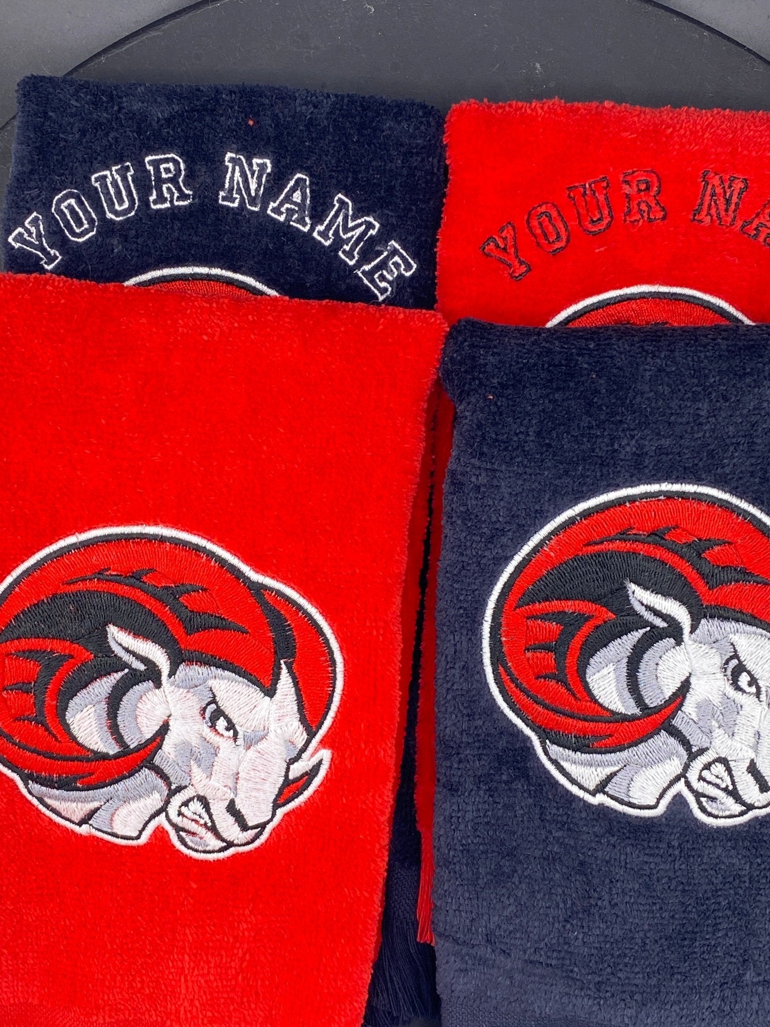 WSSU Leisure Luxe Towel – Detailed Ram Mascot - West & Remount Custom Apparel