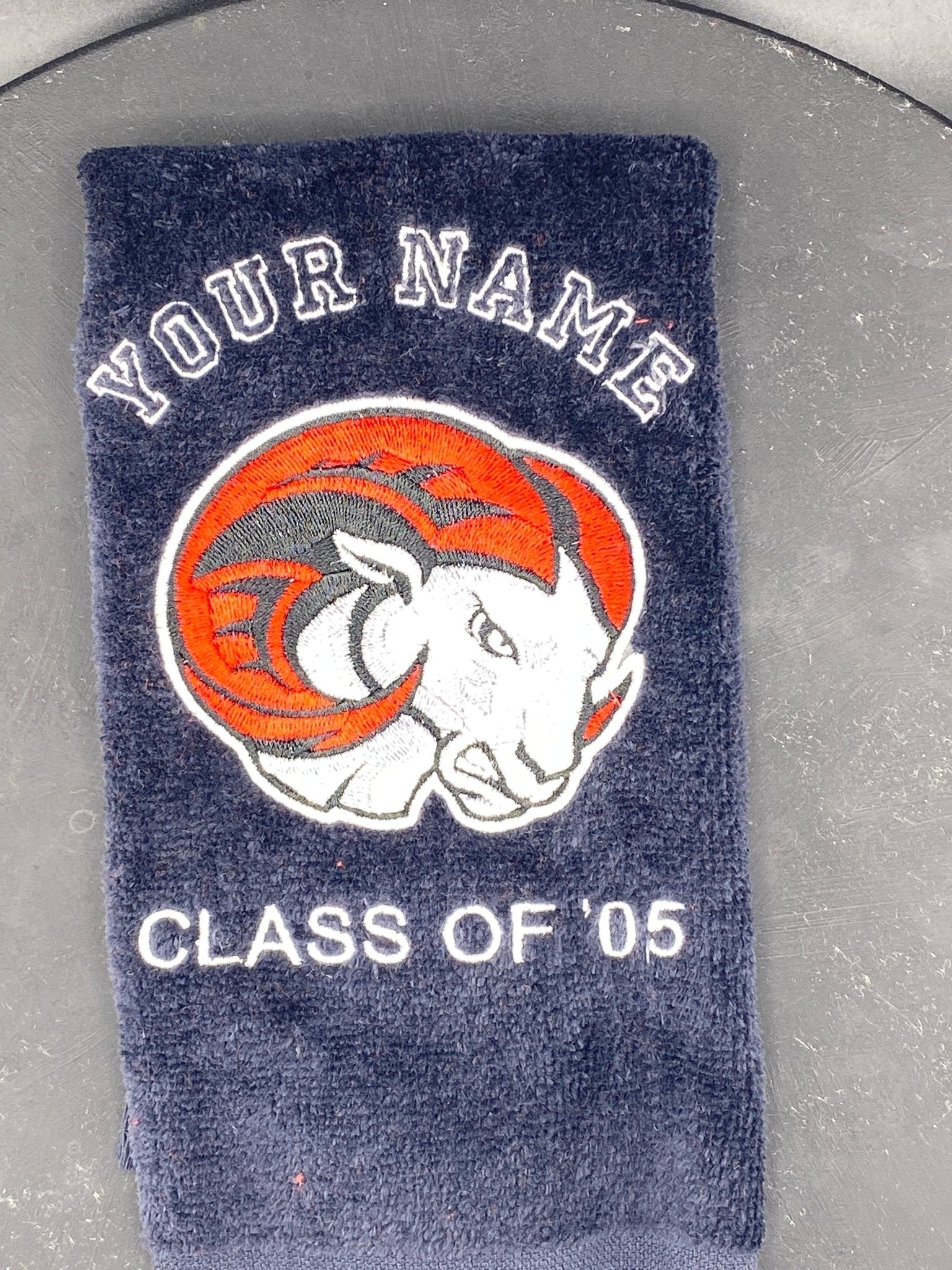 WSSU Leisure Luxe Towel – Detailed Ram Mascot - West & Remount Custom Apparel