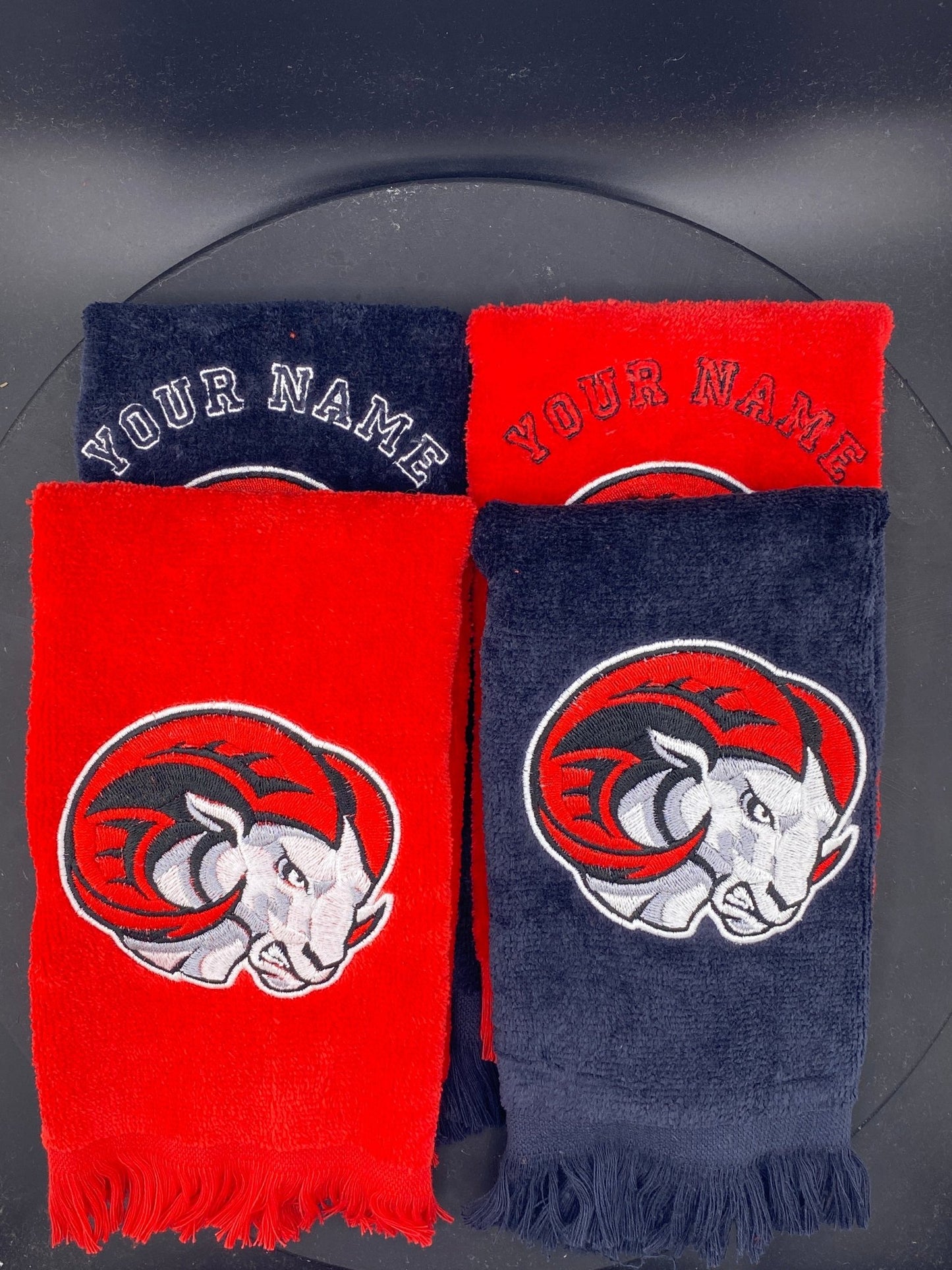 WSSU Leisure Luxe Towel – Detailed Ram Mascot - West & Remount Custom Apparel