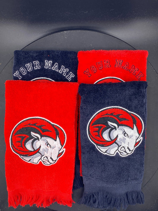 WSSU Leisure Luxe Towel – Detailed Ram Mascot - West & Remount Custom Apparel