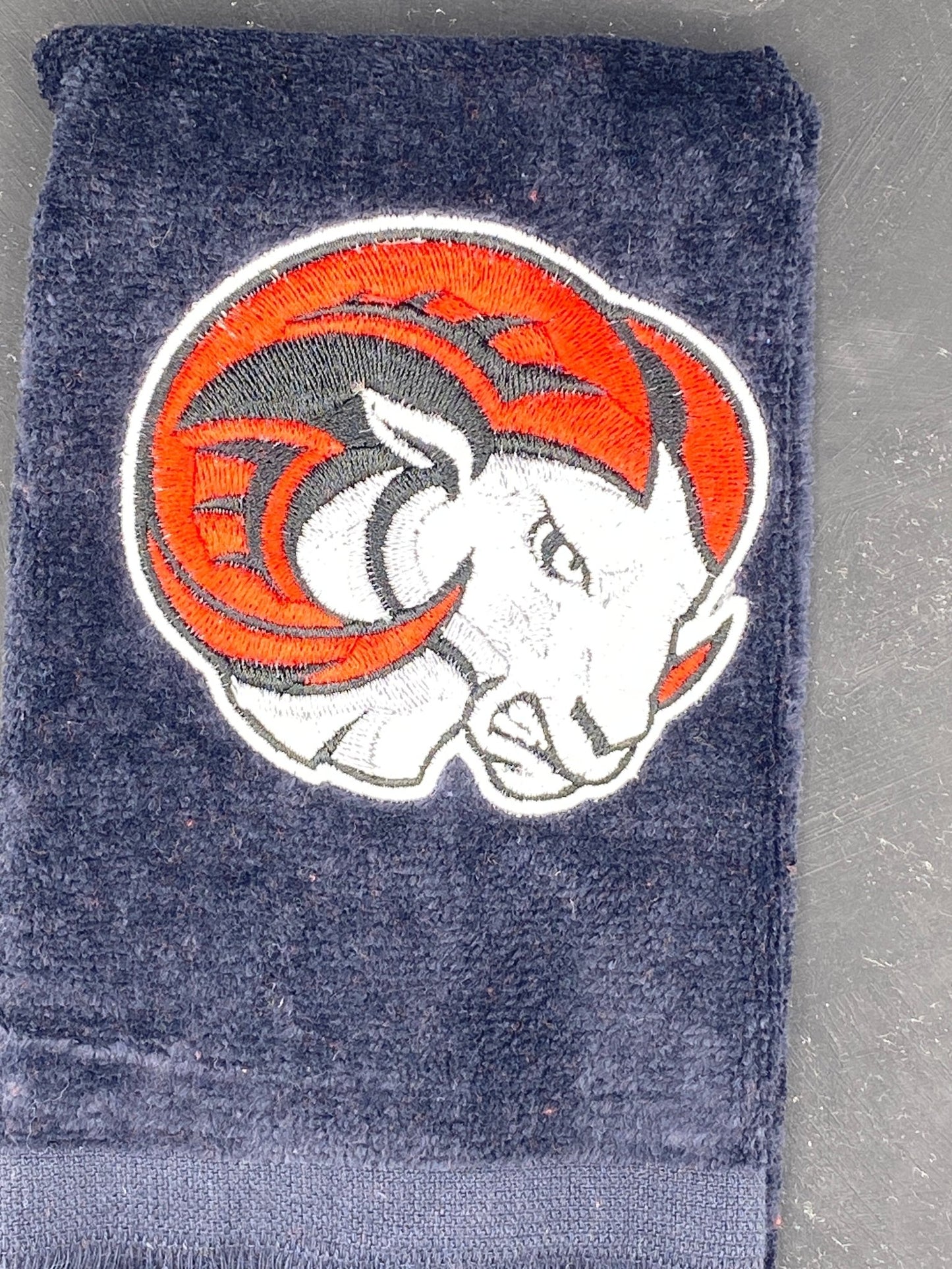 WSSU Leisure Luxe Towel – Detailed Ram Mascot - West & Remount Custom Apparel